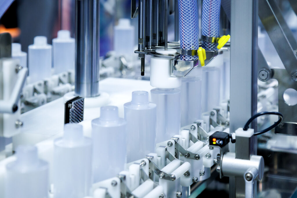 Plastic incorporating antimicrobial additives to inhibit the growth of microorganisms.
